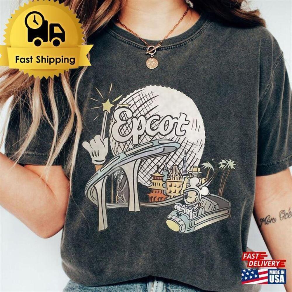 Retro Disney Epcot Shirt Mickey And Friends T-shirt Classic